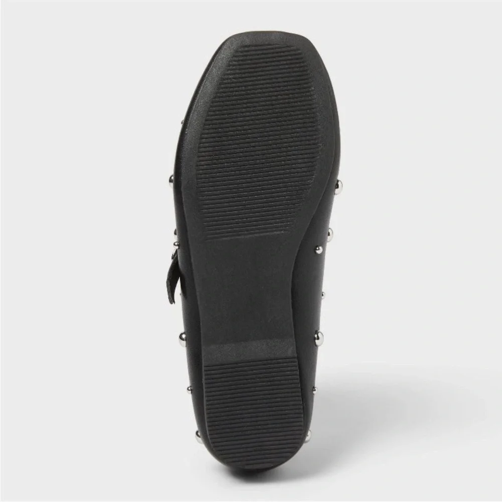 Stylish Black Kids Shoes with Silver Accents
